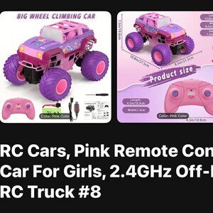 Pink Rc car
